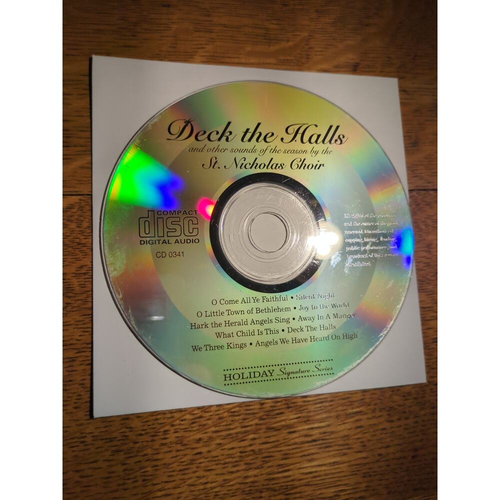 Deck The Halls: "O Come All Ye Faithful" +more (CD) St. Nicholas Choir Disc Only